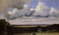 Corot, Jean-Baptiste-Camille - Fontainebleau, Storm over the Plains